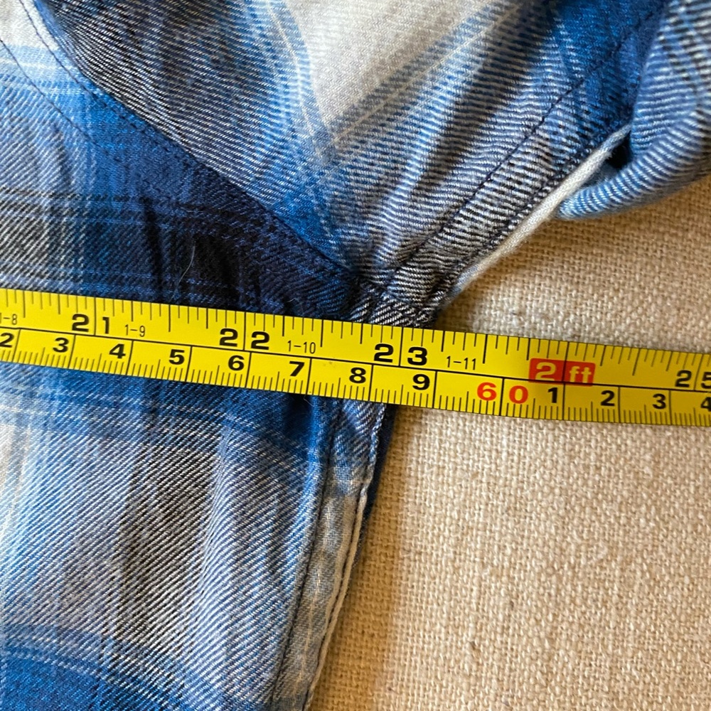 Men’s American Eagle Classic Fit Flannel SZ L - Picture 9 of 11